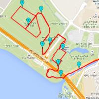 Run day Monday : World Cup Stadium and Haneul park